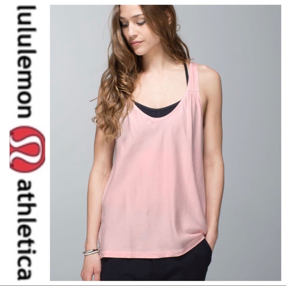 💕SALE💕 Lululemon Peace Of Mind Tank in Pretty Pink - Picture 3 of 13